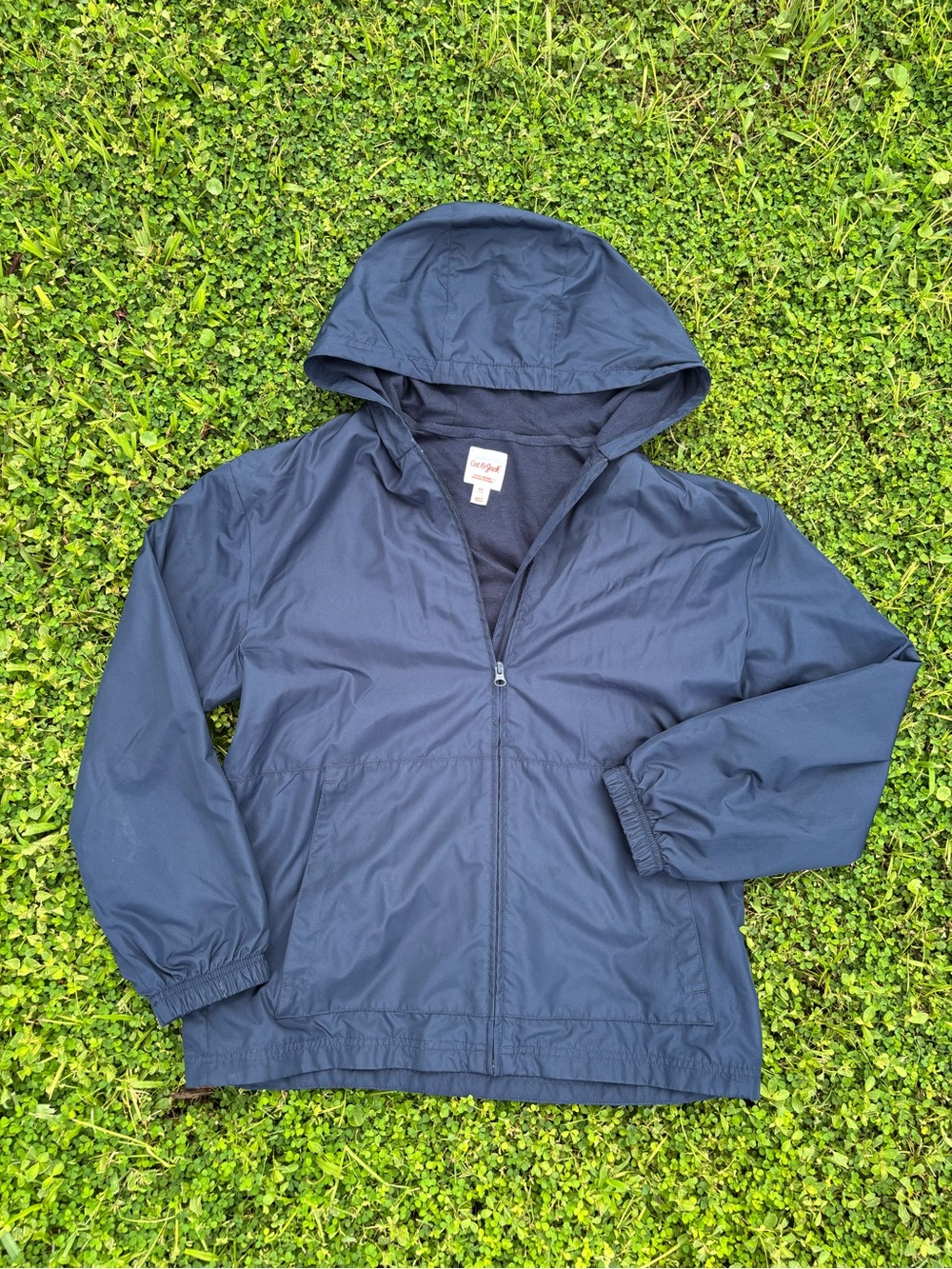 Kids XXL Navy Rain Jacket